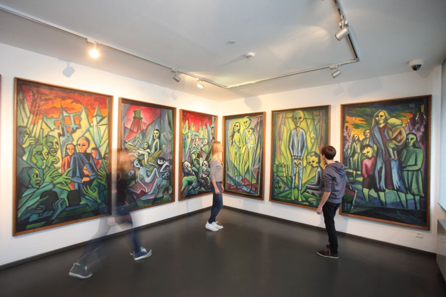 Der Glahé-Zyklus (Fotos: Lina Loos für das Kreismuseum Wewelsburg)